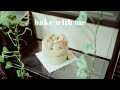 Vlogbirt.ay special  bake with me  korean flower buttercream cake