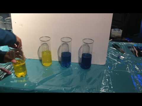 Ocean Water Density Lab Demonstration
