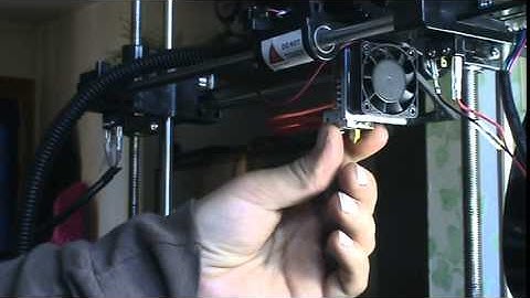 Robo 3D E3D print head install update video.