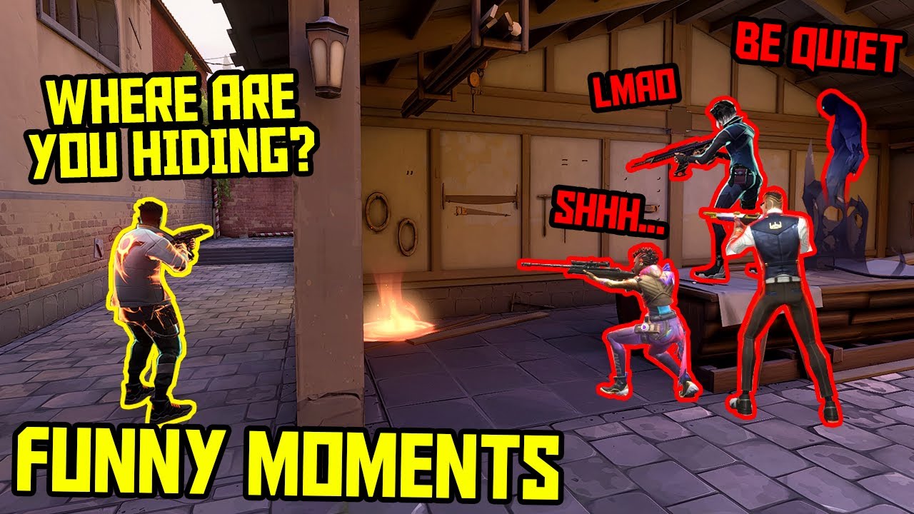 FUNNIEST MOMENTS IN VALORANT 