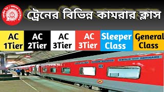 Train Coach Types | Difference Between 1st AC 2nd AC 3rd AC Sleeper Class| Indian Railways AC Coach|