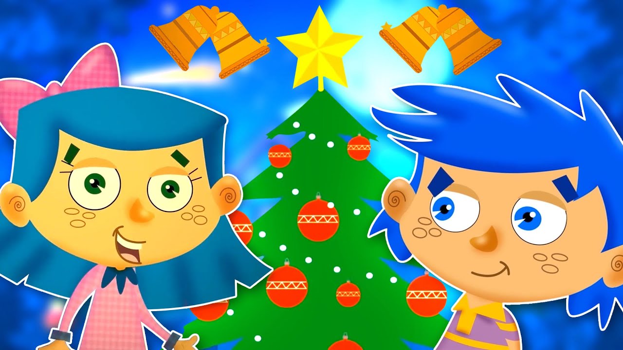 Jingle Bells Song, Xmas Rhyme and Cartoon Video for Children - YouTube