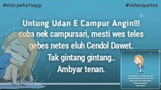 Cendol Dawet (Pamer Bojo) Story WA Animasi 30 Detik