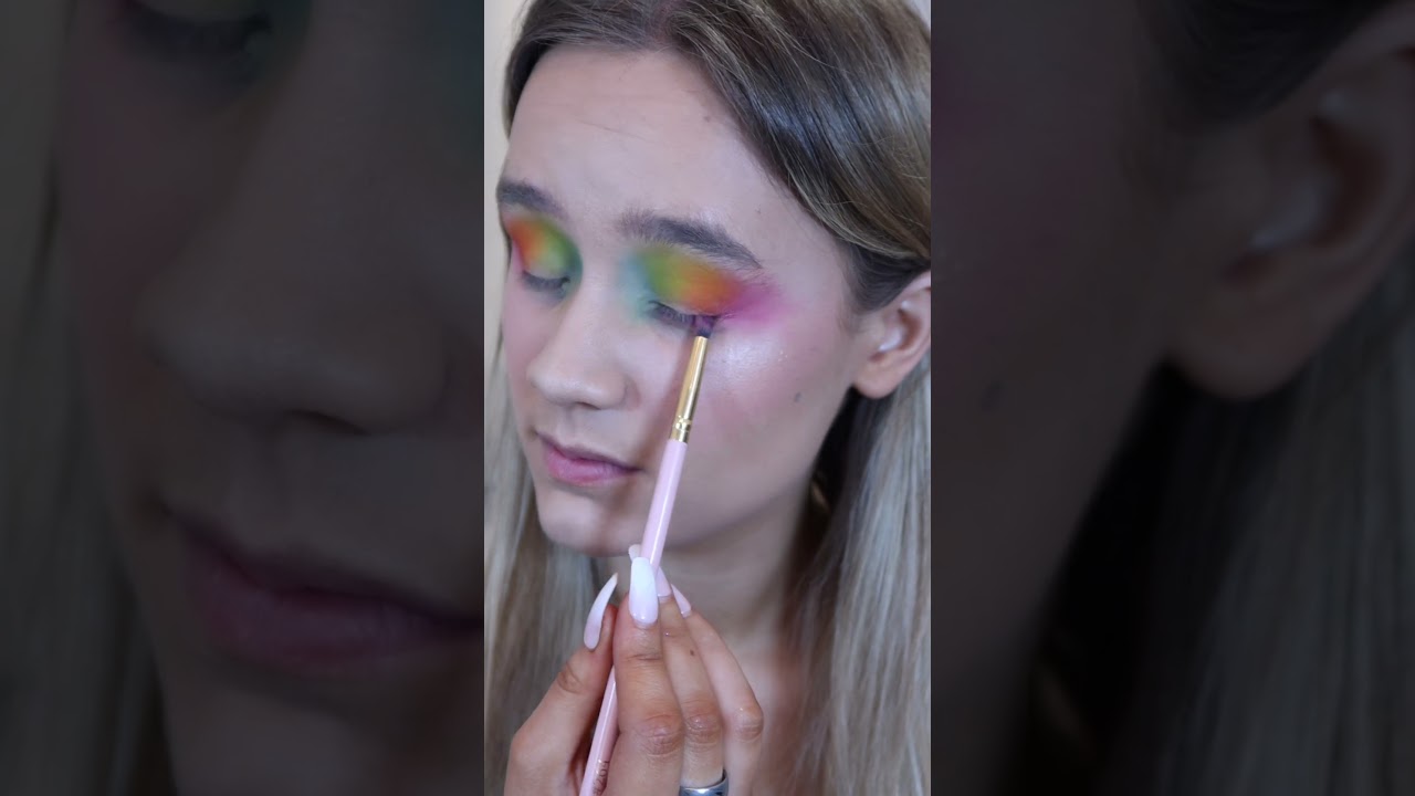 PRIDE MAKEUP 2023 PRIDE RAINBOW MAKEUP TUTORIAL FOR BEGINNERS FOR PRIDE 