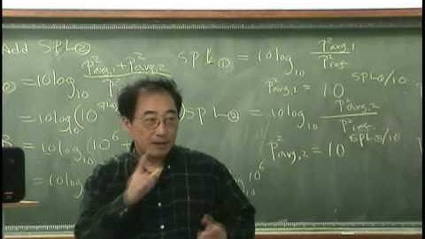 [Lecture 8-7(end): Structure of ear & SPL] Introduction to Acoustics by Prof. Yang-Hann Kim