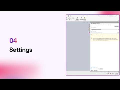 Sibe Onboarding 04 – Settings: Metadata, Sync and References
