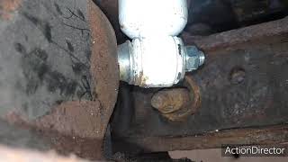 HOW TO FIX A BROKEN SHOCK STUD ON A FORD E -250 VAN