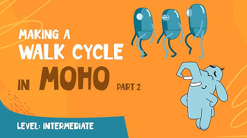 Moho Animation - Making a Walk Cycle part 2
