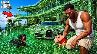 Anything Franklin Touches Turns into Gold, Diamond & Money! in GTA 5 | SHINCHAN and CHOP