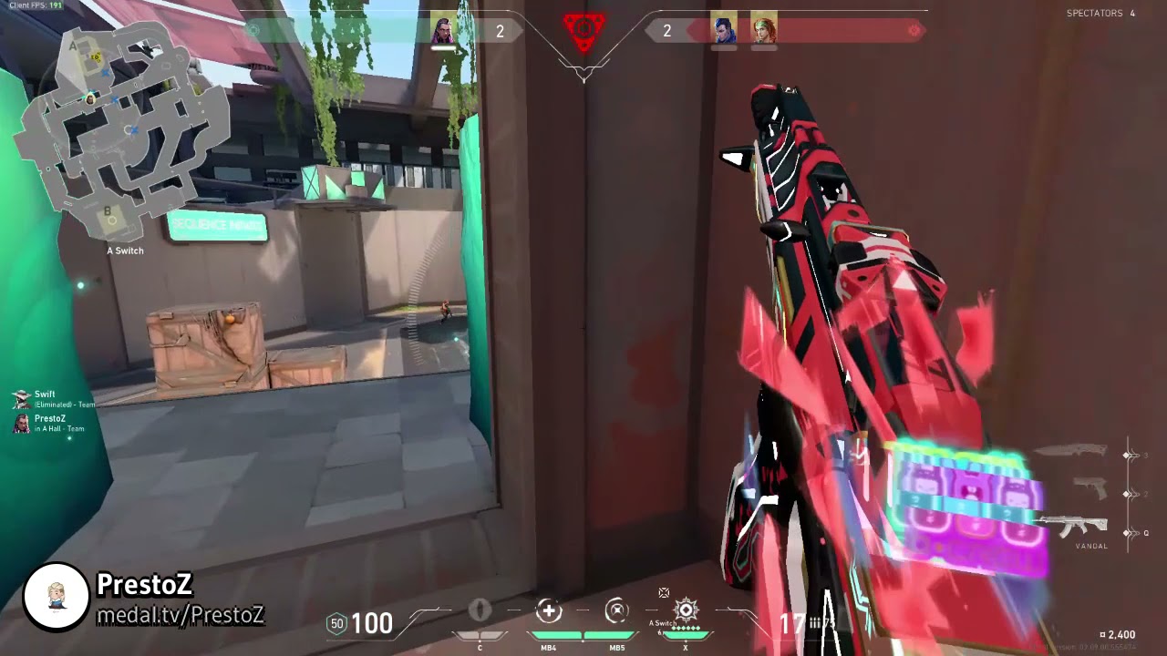 2 v 1 Val Clutch with Reyna