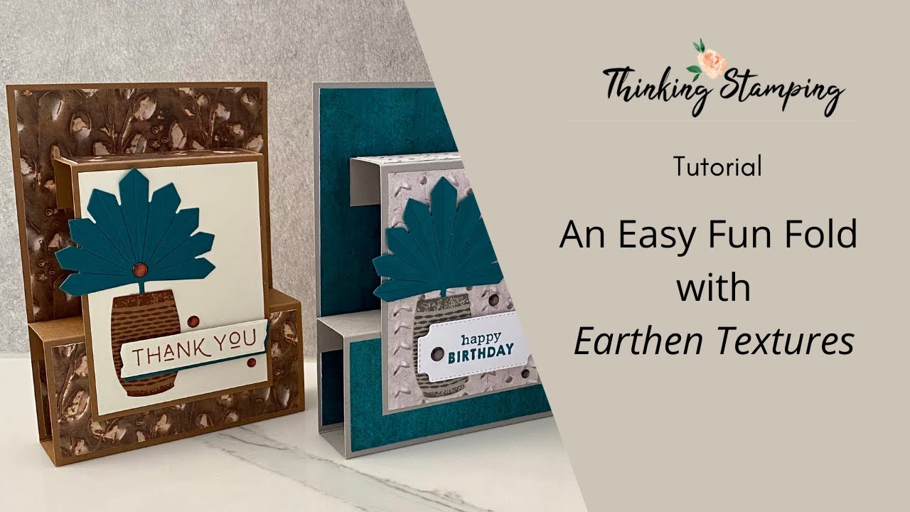 Tutorial | Easy Fancy Fold with Earthen Textures - YouTube