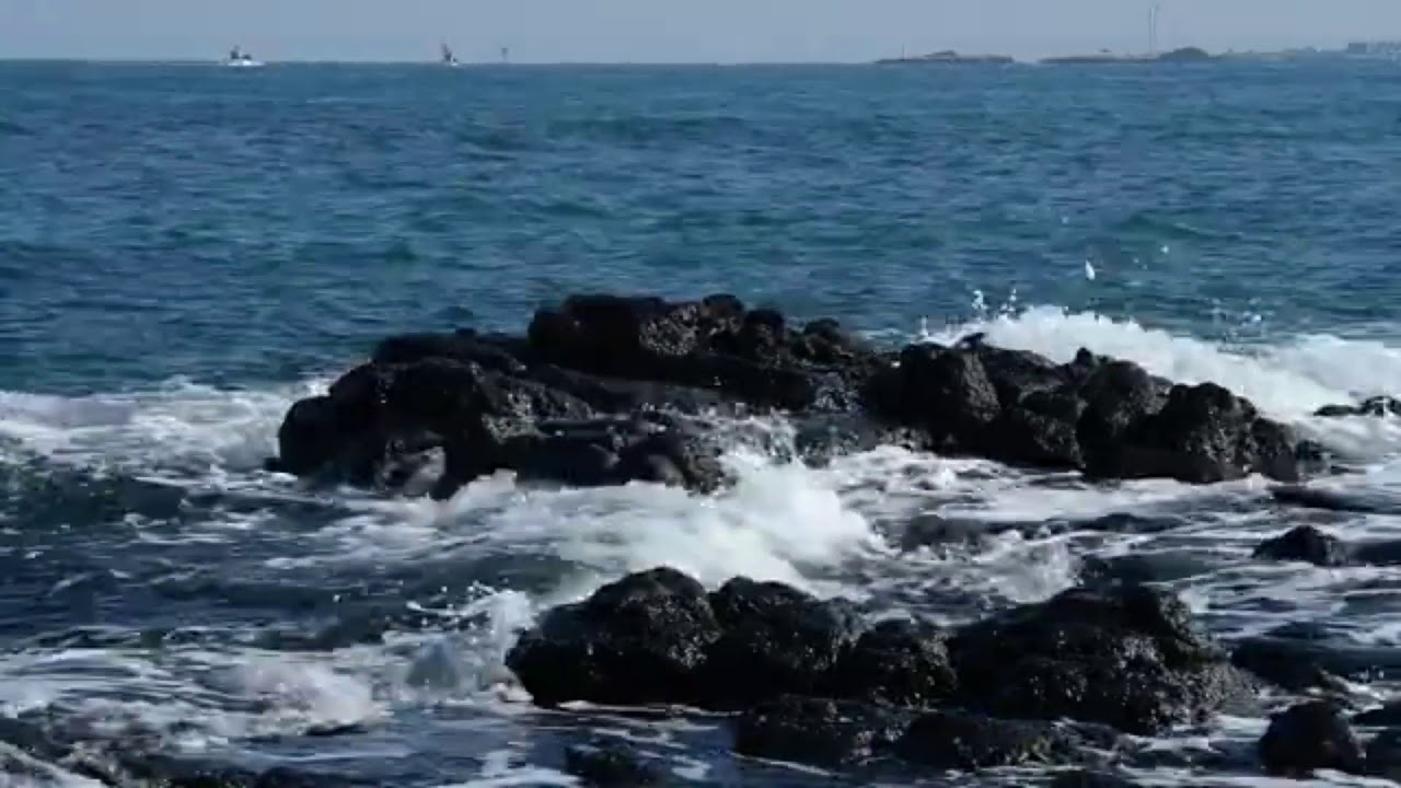 제주도 푸른바다 함덕 파도소리 ASMR(1시간) 공부할때 집중하고 싶을때 파도소리 들으며 힐링하고 싶을때 들어보세요 | Blue Jeju Sea Wave Sound ASMR