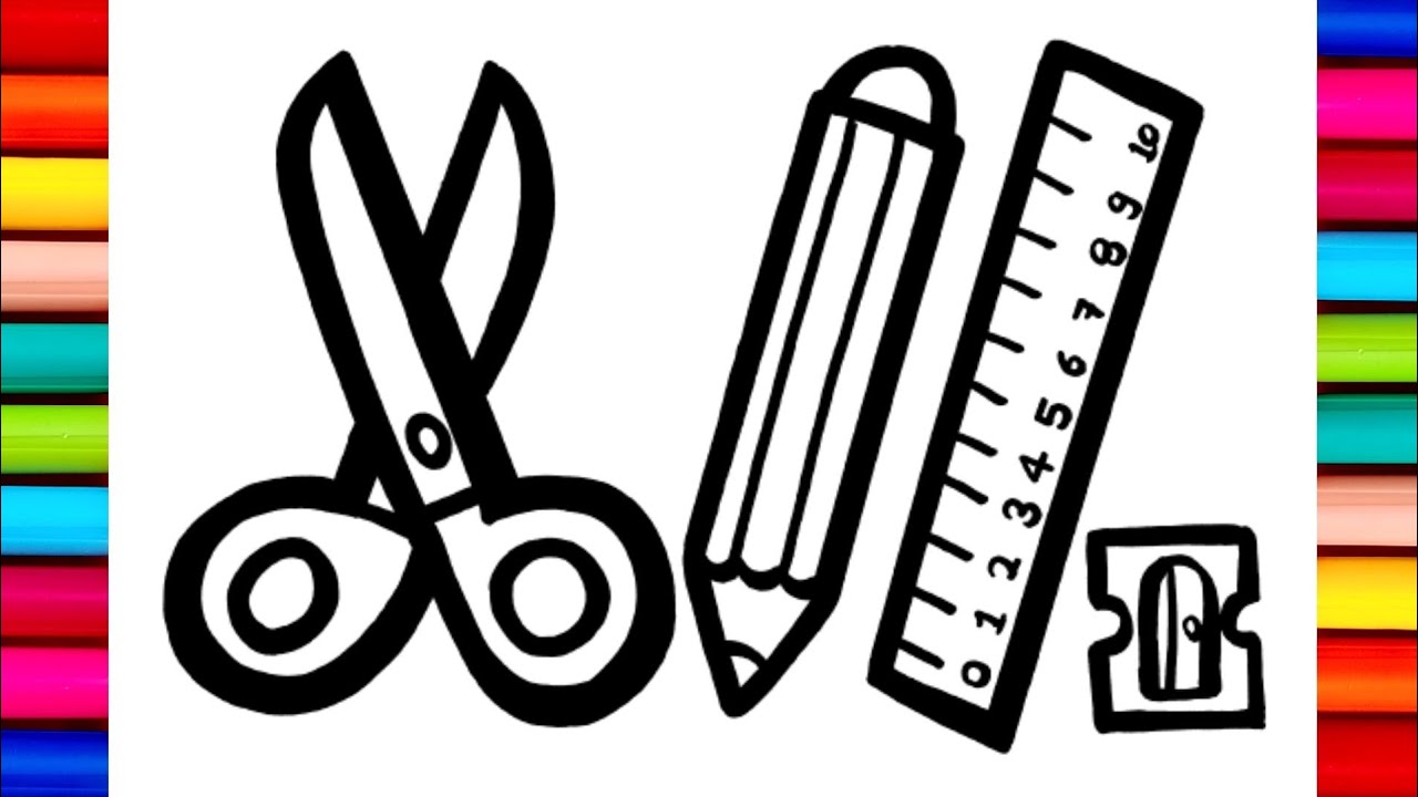 Scissors Drawing | How to Draw Scissors for Beginners Step by Step ...
