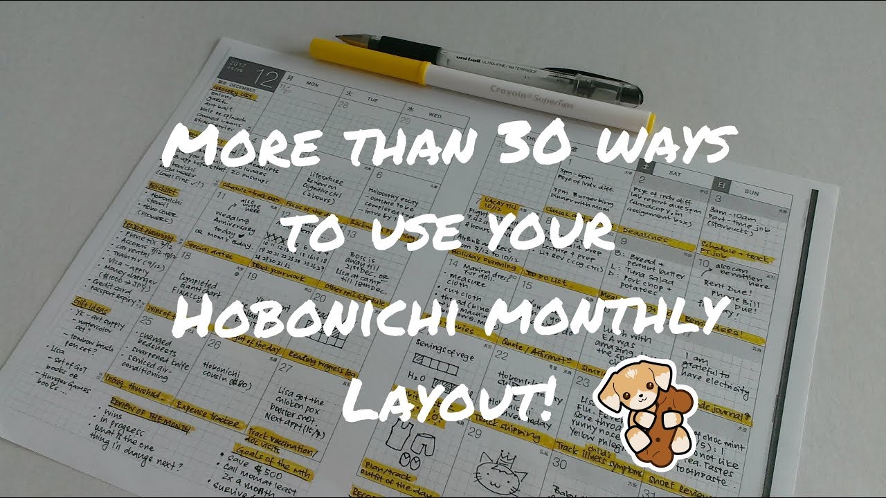 More than 30 ways to use your monthly spread