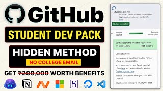 GitHub Student Developer Pack Apply FREE ( Legal Method 2026 ) | Get Copilot Pro, Domains, Notion Ai