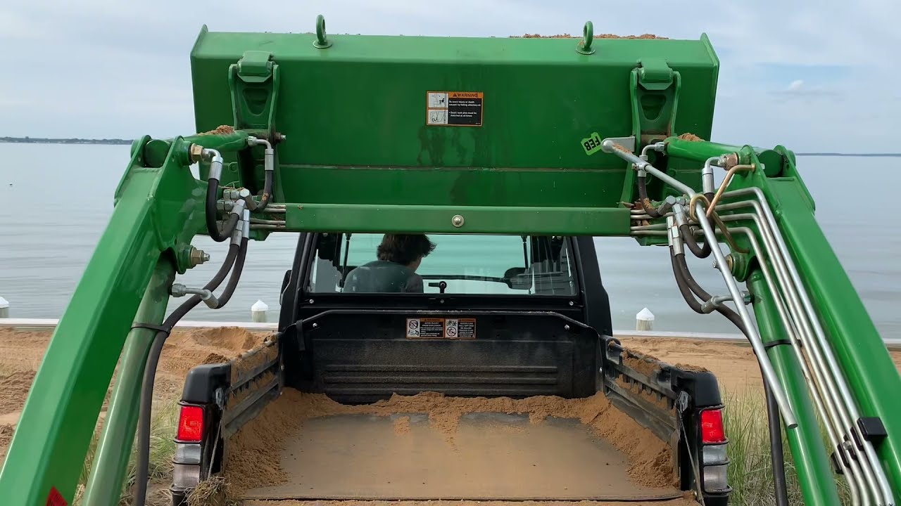 John Deere 2305 and HPX 815e Gator working hard!