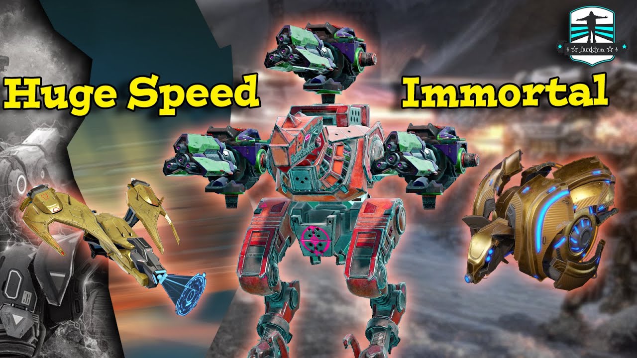 Rare Robot with Huge Speed or Immortal + New Giveaway War Robots - YouTube
