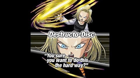 Dokkan Battle | Android #18 Super Attack (Destructo-Disc)