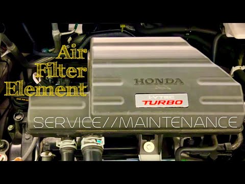 Air filter element inspection/cleaning maintenance for your Honda 1.5t crv