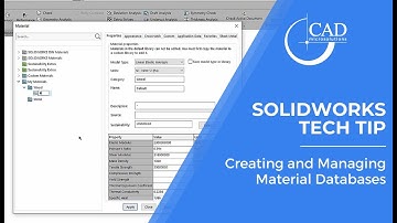Tech Tip: Creating and Managing Material Databases