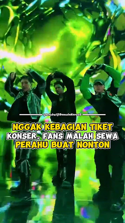 Nggak kebagian tiket konser, Fans Malah Sewa Perahu Buat Nonton #kpop #shorts