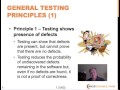 Software Testing Training - Testing Shows the Presence of Defects