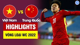 Highlights Việt Nam vs Trung Quốc | Văn Đức ghi siêu phẩm chấn động Châu Á - VN đại thắng Trung Quốc