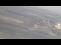 Aerial footage of fire on Emirates flight EK521 at Dubai International Airport