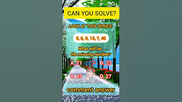 👉 Can You Solve This Missing Number Puzzle? 🔢 | IQ Brain Teaser Challenge#puzzle #riddles #maths