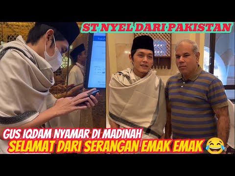 Momen Lucu Gus Iqdam Kabur Menyamar Menghindari Serangan Emak Emak Di Madinah, Ketemu ST Pakistan