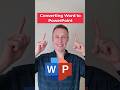 Quick & Easy Guide: Convert Word to PowerPoint in Minutes 📄➡️🎥