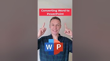Converting Word to PowerPoint #shorts