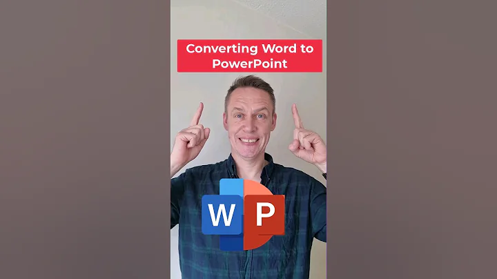 Converting Word to PowerPoint #shorts