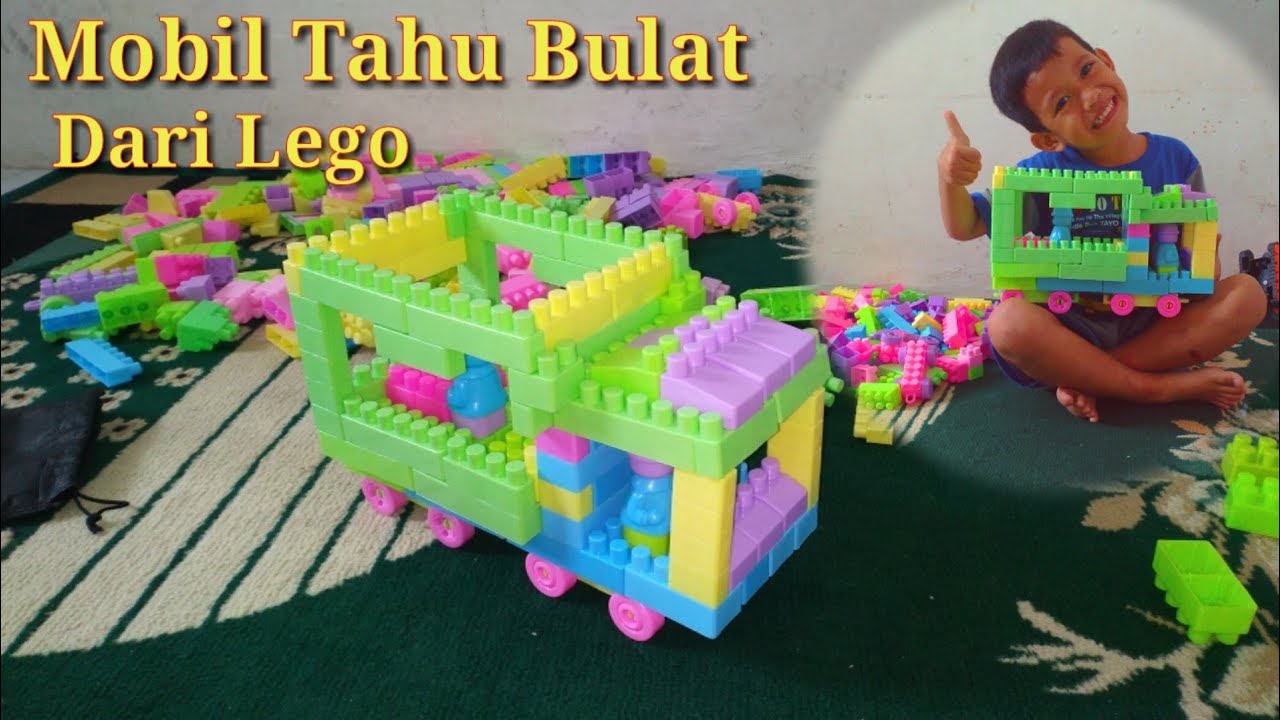 Cara Membuat Mobil  Tahu Bulat Dari  Lego Block Mainan 