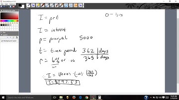 Finite Math: Simple Interest