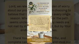 Philippians 4:19 Prayer For Financial Anxiety & Hard Times | God Will Provide ✨