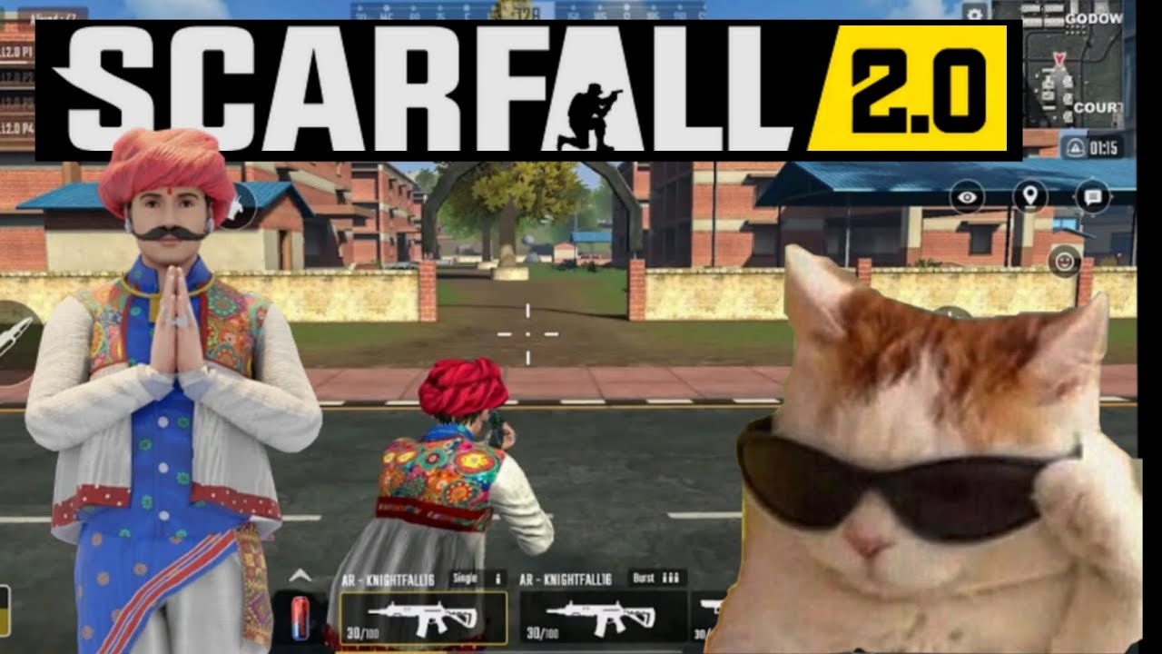 ScarFall 2 Gameplay Hindi 😱 | New Indian Battle Royale Game | Funny & Action Gameplay