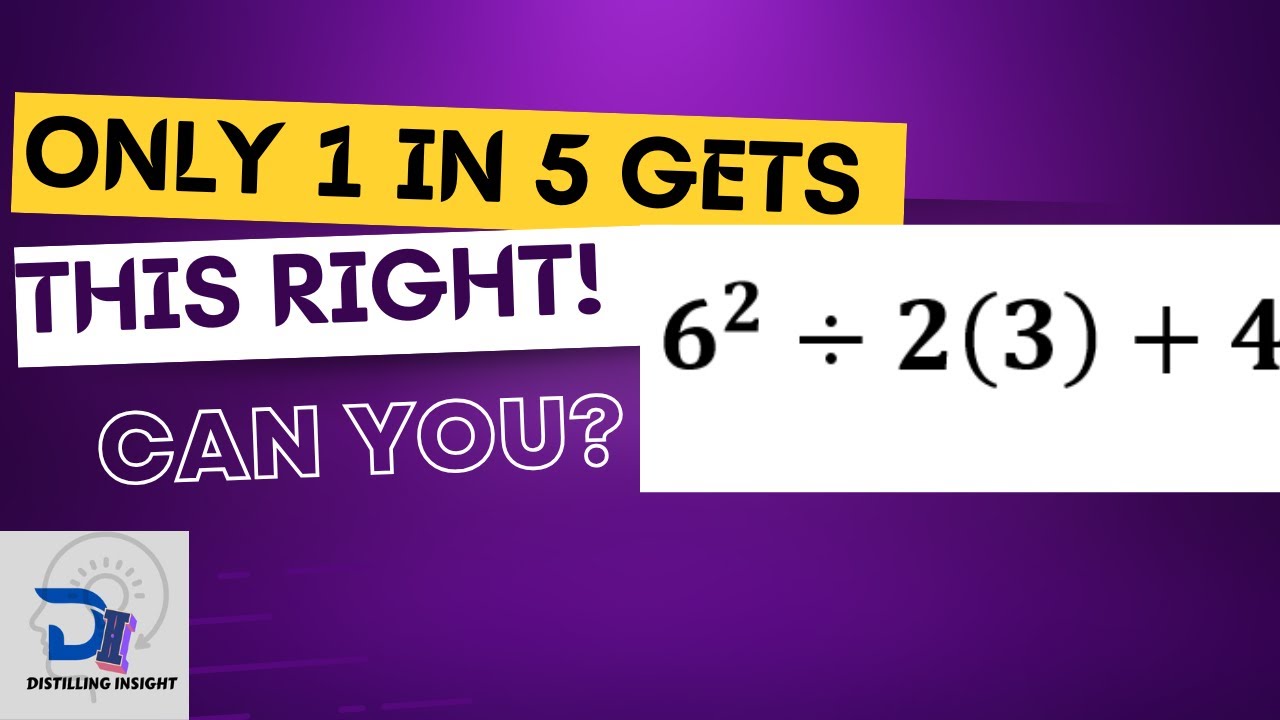 Most People Solve This Math Wrong! This Math Problem Broke the Internet ...