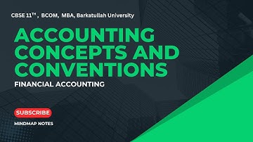 Accounting concepts and conventions.