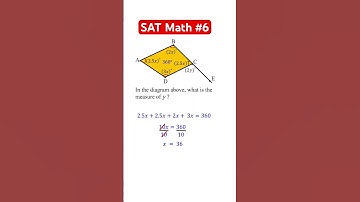 SAT Math | Geometry and Algebra #math #algebra#geometry  #mathshorts