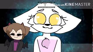 PLS NOTICE A pink and white fox