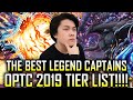 2019 TIER LIST | BEST LEGEND CAPTAINS OF THE YEAR | One Piece Treasure Cruise | ワンピース (トレクル)
