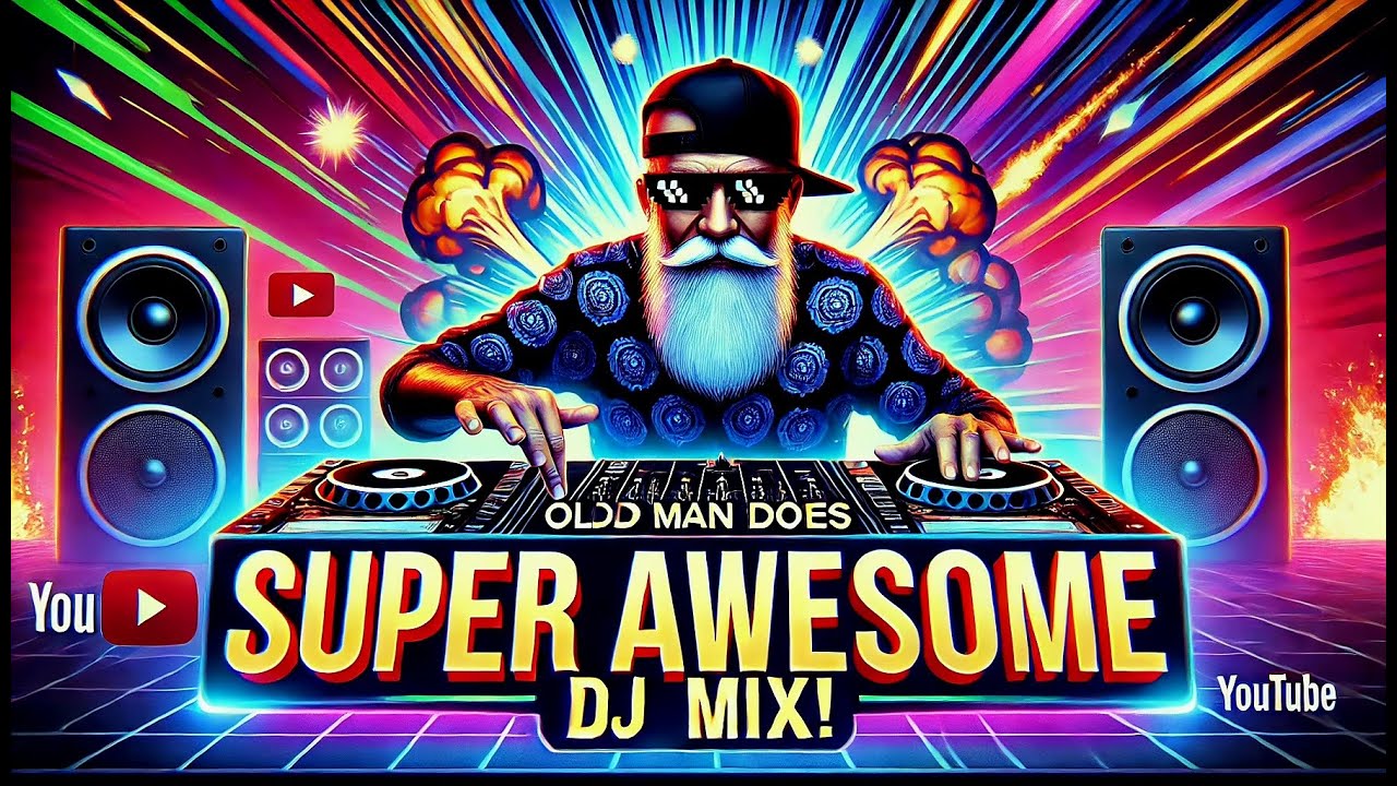 Old Man Cooking up a Super Awesome DJ Mix - YouTube