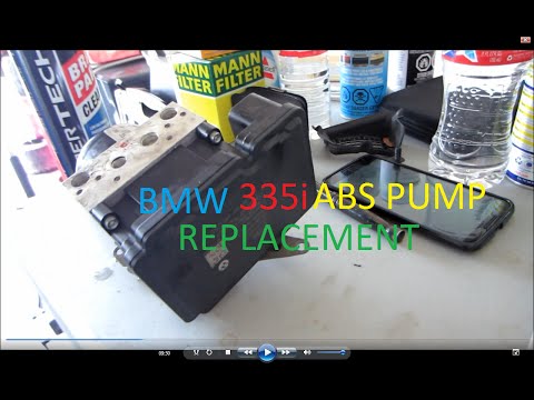 E90 BMW 335i ABS Pump Replacement DIY and Calibration