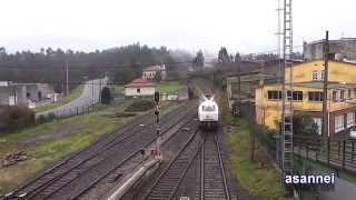PLAN GALICIA 12 TREN HOTEL MADRID A CORUÑA FERROL MANIOBRA EN BETANZOS INFESTA