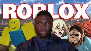 PLAYING THE BEST AOT GAME IN ROBLOX