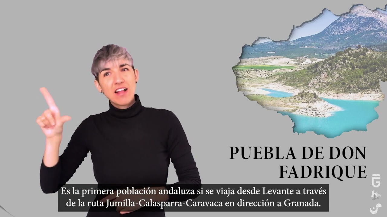 Puebla de don Fadrique: Tradición, cultura y gastronomía de Granada en lengua de signos