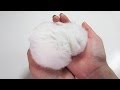 Fluffy bunny furball sleeping in my hand