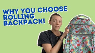 [J WORLD NEW YORK] SUNDANCE ROLLING BACKPACK