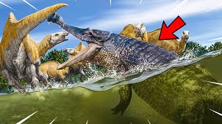 ¡SOBREVIVÍ como DEINOSUCHUS ALFA en un MUNDO JURÁSICO!